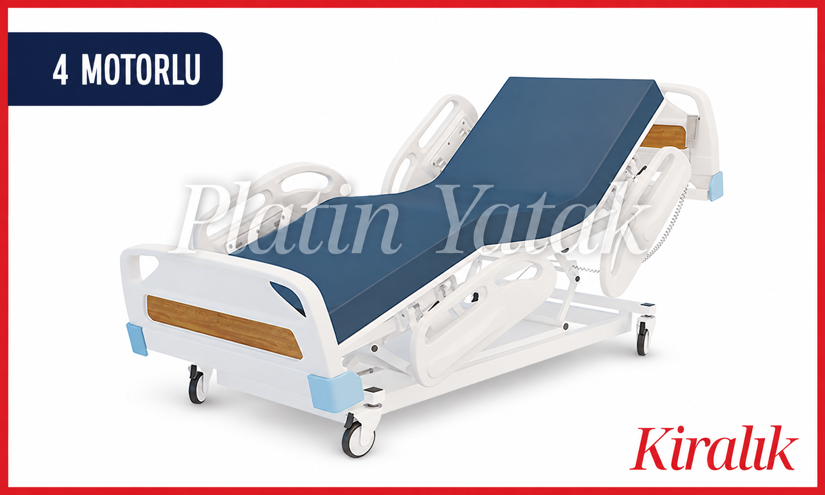 4 Motorlu Hasta Yatağı Kiralama